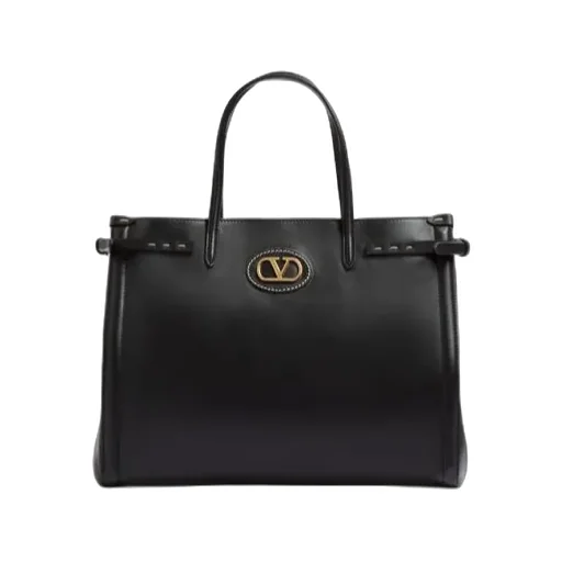 Valentino Vlogo Plaque Top Handle Bag