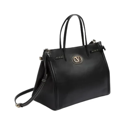 Valentino Vlogo Plaque Top Handle Bag