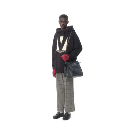 Valentino Vlogo Plaque Top Handle Bag