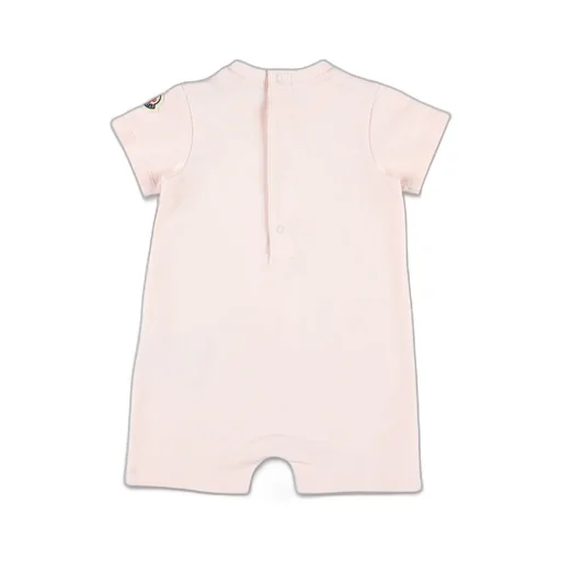 Teddy Bear Motif Cotton Romper