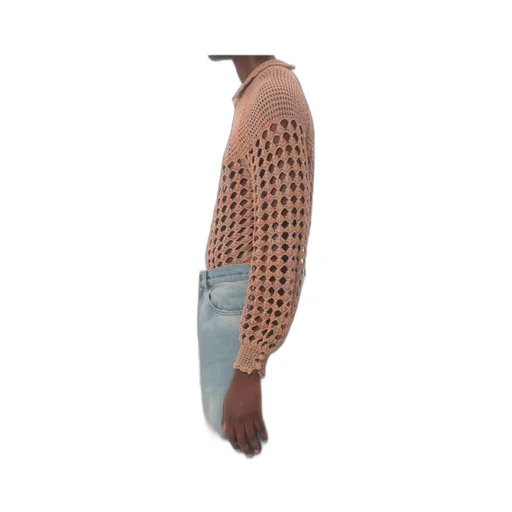 Valentino Crochet High Neck Jumper