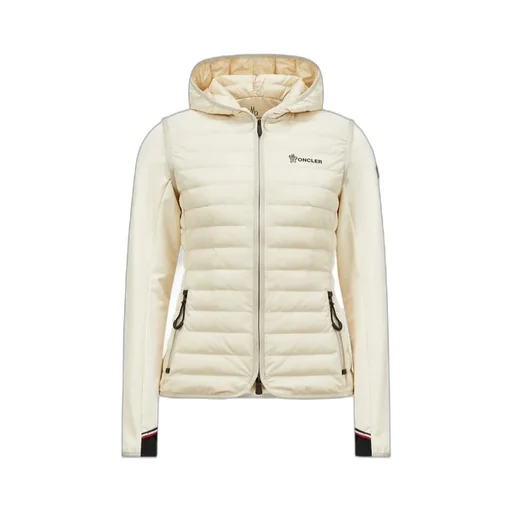 Padded Zip-Up Cotton Hoodie