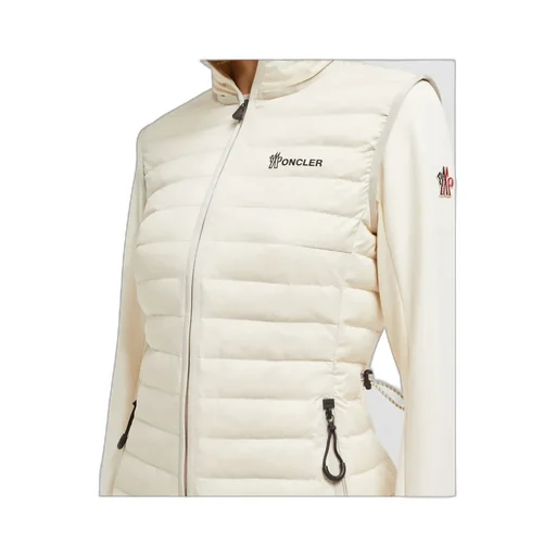 Padded Zip-Up Cotton Hoodie