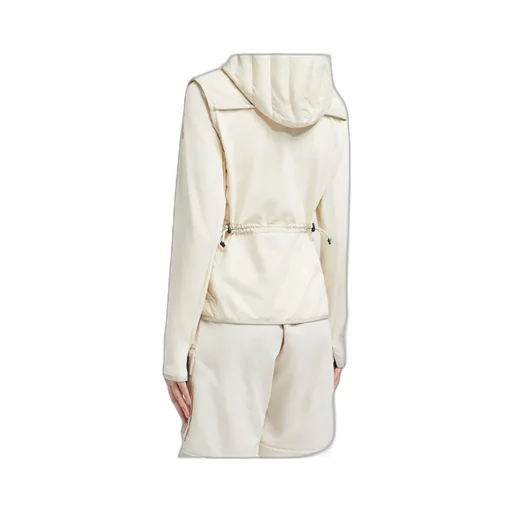 Padded Zip-Up Cotton Hoodie