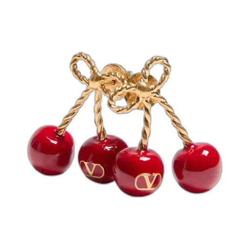 Valentino Cherryfic Vlogo Signature Earrings