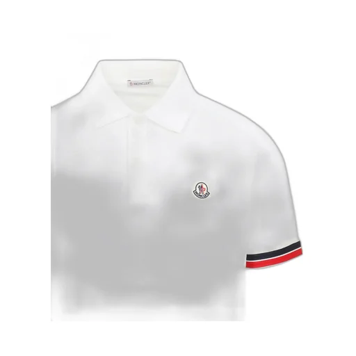 Moncler Logo Patch Short Sleeved Polo Shirt