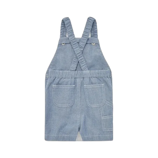 Cotton Chambray Overalls