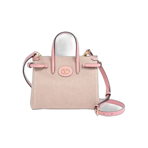 Valentino Vlogo Plaque Top Handle Bag