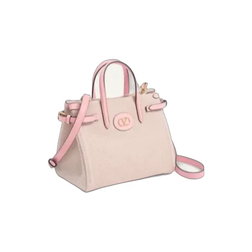 Valentino Vlogo Plaque Top Handle Bag