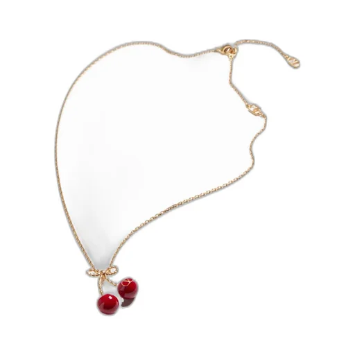Valentino Logo Plaque Cable-Link Chained Necklace