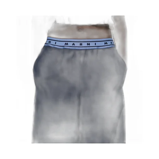 Marni Logo-Band Wide-Leg Trousers