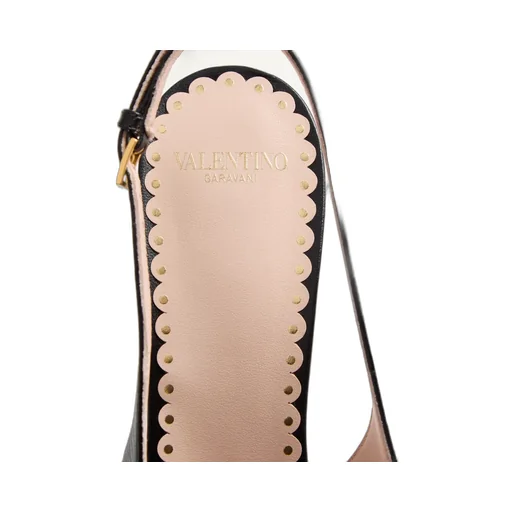 Valentino Bepointy Bow Detailed Slingback Pumps
