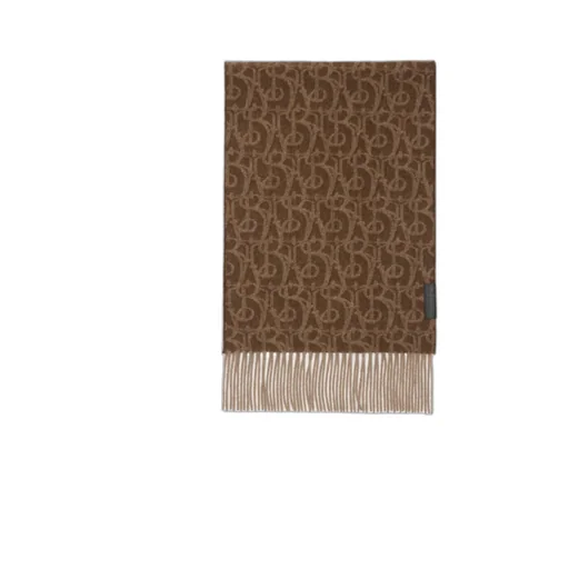 Burberry B Charm Fringed-Edge Scarf
