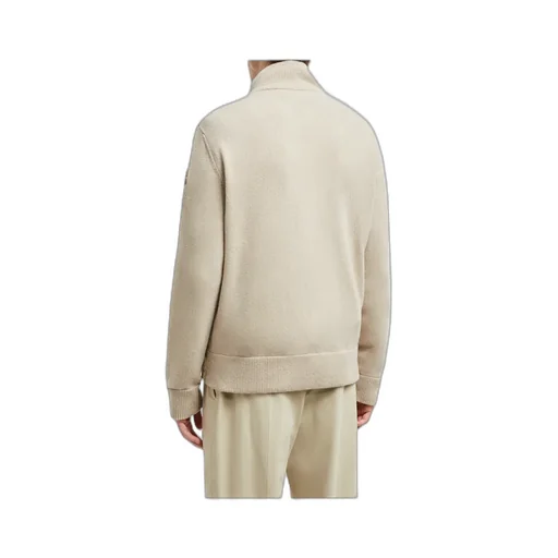 Padded Wool & Cashmere Zip-Up Cardigan