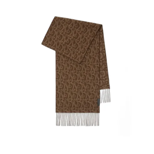 Burberry B Charm Fringed-Edge Scarf
