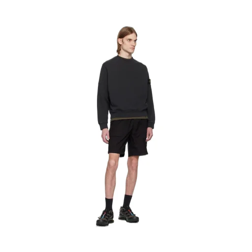 Stone Island Logo Patch Crewneck Sweatshirt