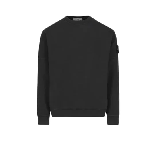Stone Island Logo Patch Crewneck Sweatshirt