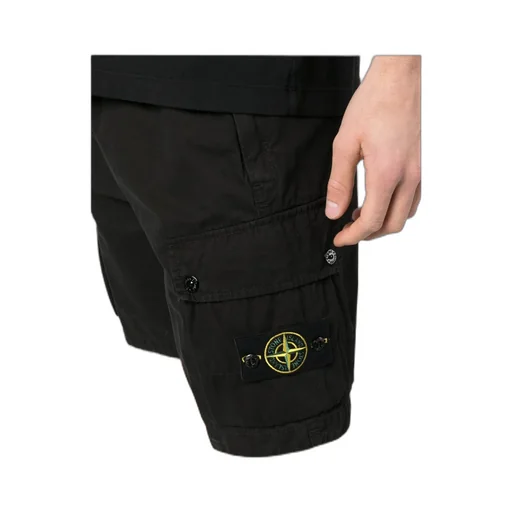 Stone Island Compass Patch Bermuda Shorts