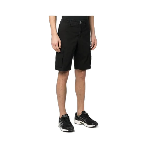 Stone Island Compass Patch Bermuda Shorts