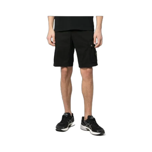 Stone Island Compass Patch Bermuda Shorts