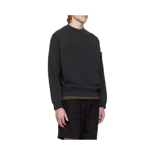 Stone Island Logo Patch Crewneck Sweatshirt