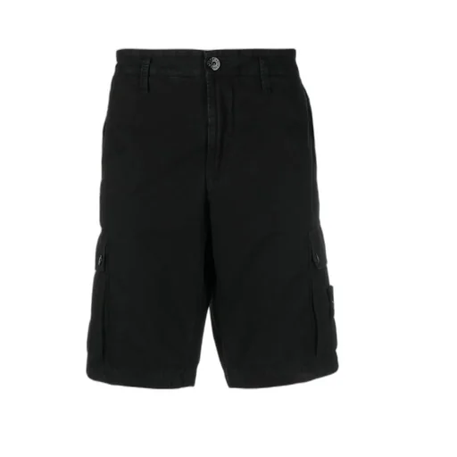 Stone Island Compass Patch Bermuda Shorts