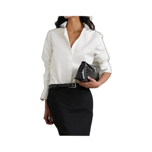 TotÊMe Curved Hem Buttoned Shirt