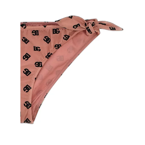 Dolce & Gabbana Logo Printed Padded Bikini Set