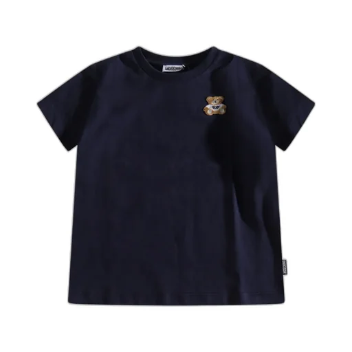 Moschino Kids Leo Teddy-Patch Crewneck T-Shirt