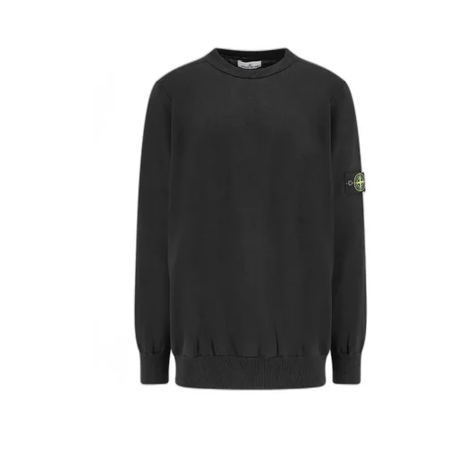 Stone Island Compass Patch Crewneck Jumper