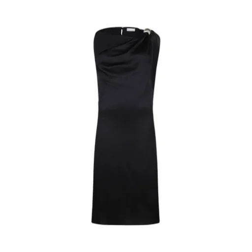 Lanvin Boat Neck Arpge Midi Dress