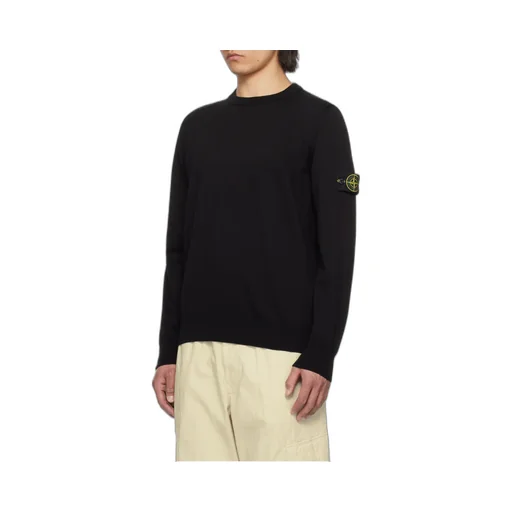 Stone Island Compass Patch Crewneck Jumper
