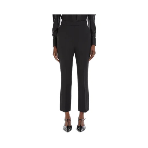 Max Mara Pleat Detailed Cropped Trousers