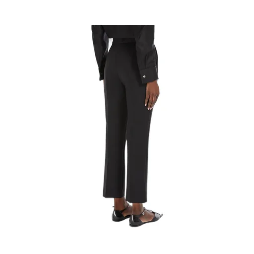Max Mara Pleat Detailed Cropped Trousers