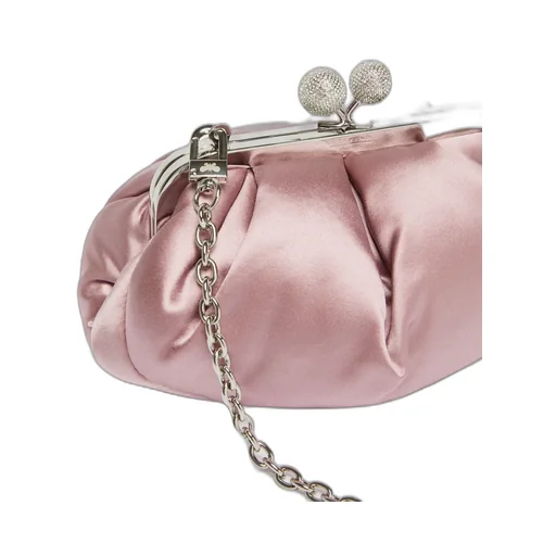 Small Satin Pasticcino Bag With Rhinestones