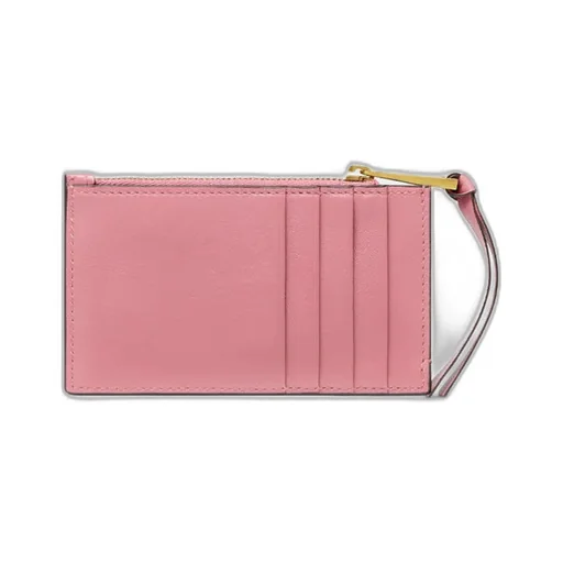 Versace Logo-Lettering Zipped Wallet