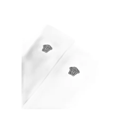 Versace Logo Embroidered Socks