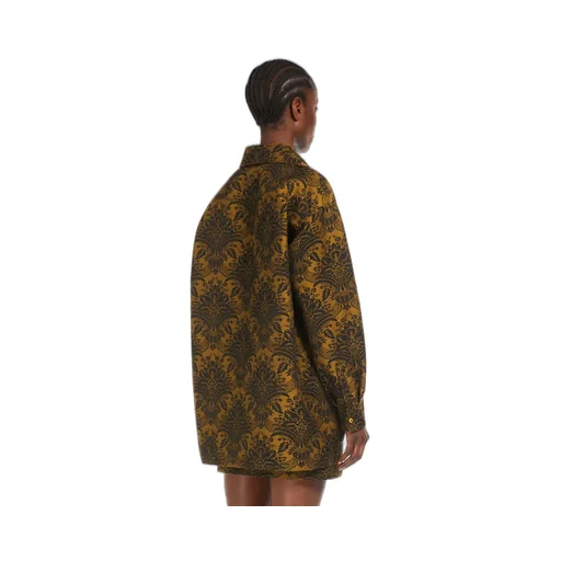 Max Mara Anemone All-Over Patterned V-Neck Top