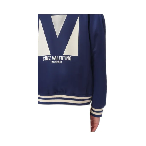Valentino Logo Printed Zip-Up Jacket