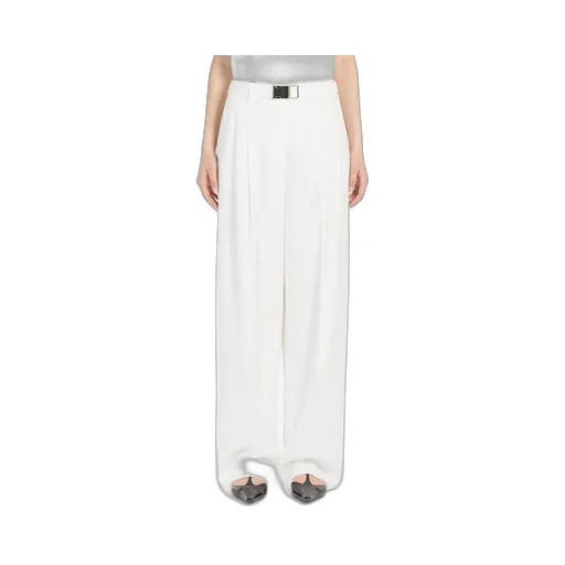 Max Mara Studio Neottia Belted Wide Leg Trousers