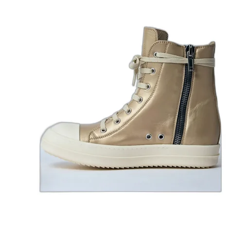 Rick Owens High Top Lace-Up Sneakers