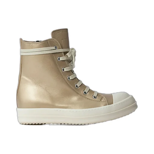 Rick Owens High Top Lace-Up Sneakers