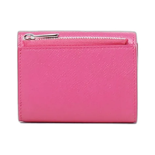 Ferragamo Gancini Plaque Tri-Fold Wallet