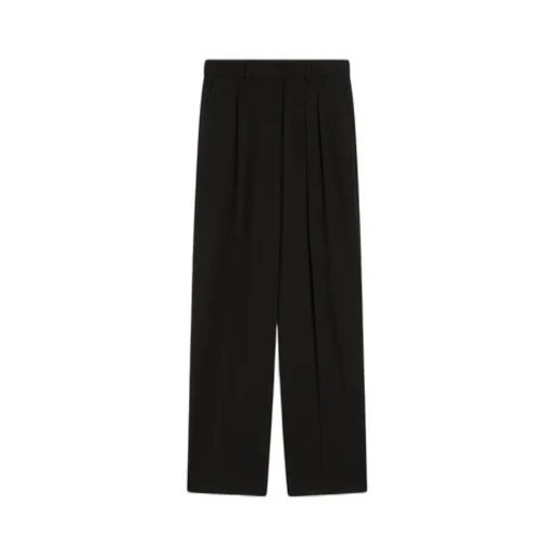 Sportmax Hello Front Pleats Straight Pants