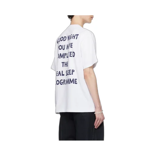 Jw Anderson Jwa Slogan-Print Jersey T-Shirt