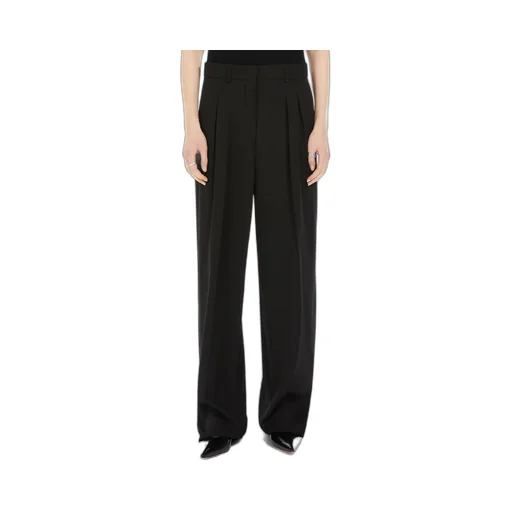 Sportmax Hello Front Pleats Straight Pants