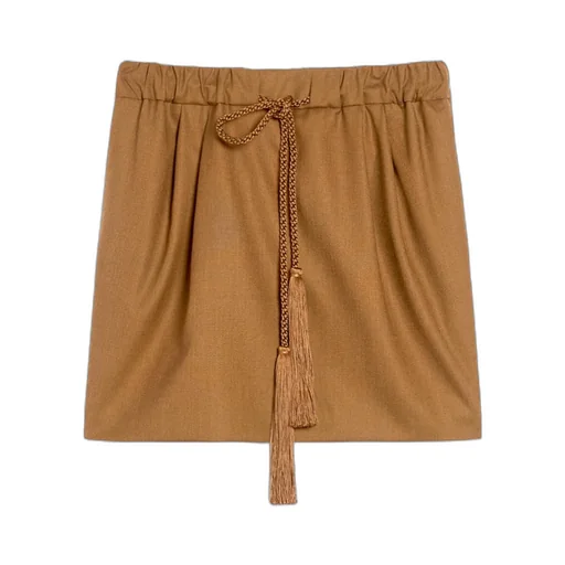 Max Mara Tabarin Tassel Detailed Mini Skirt