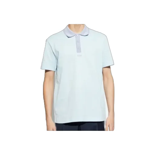 Versace Greca-Collar Short-Sleeved Polo Shirt