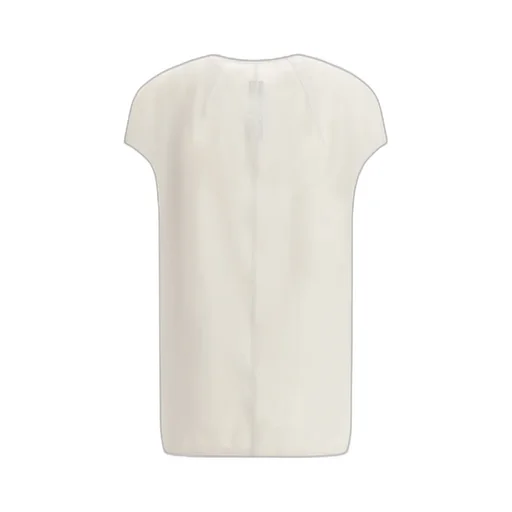 Rick Owens Short Sleeved V-Neck Top