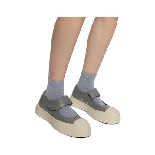 Marni Mary Jane Round-Toe Sneakers